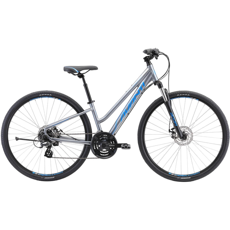 Avanti Discovery 1 Low Hybrid Bike Silver/Blue