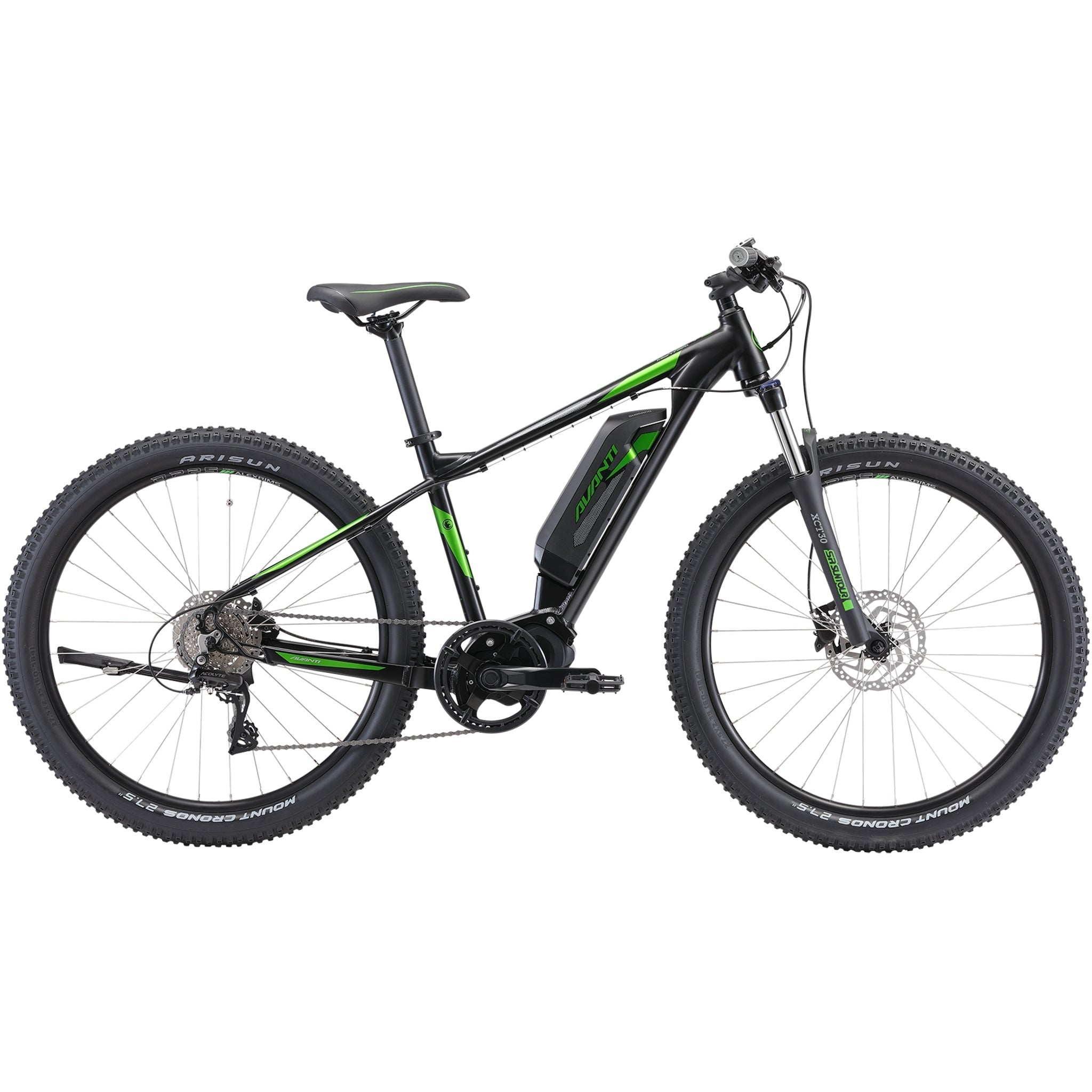 31+ Electric Hardtail Mountain Bike Avanti Montari-E Sport Electric Hardtail Mountain Bike Black – 99bikes