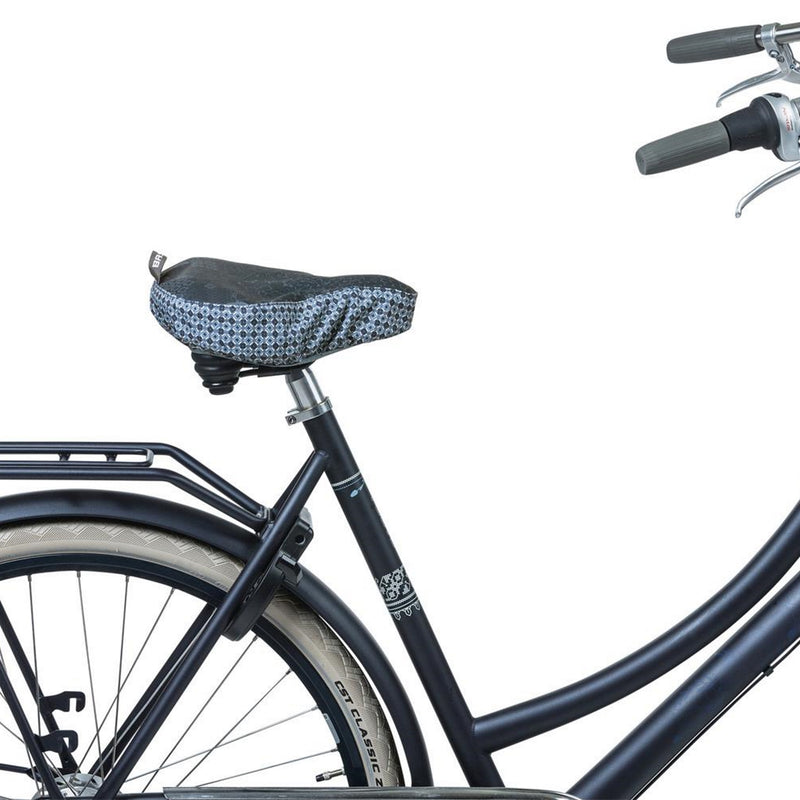 Basil Bohème Saddle Cover Indigo Blue