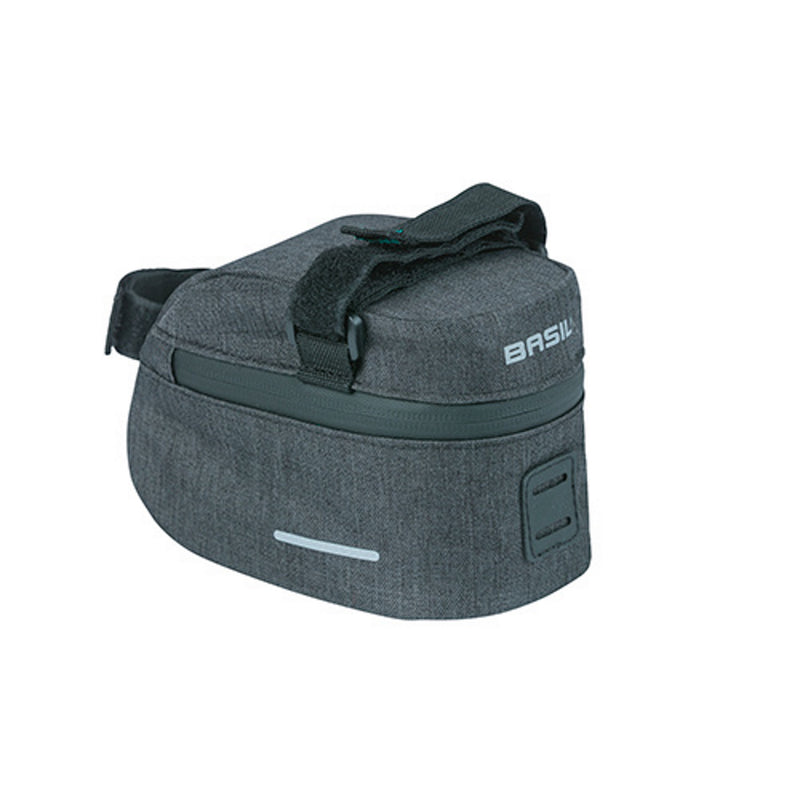 Basil Discovery 365D Saddle Bag Med 1L Black Melee