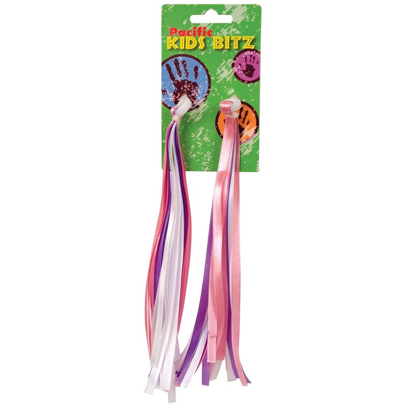 Bikecorp Handlebar Streamers Pink/White/Purple
