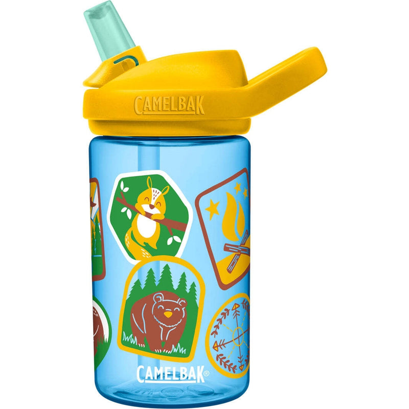CamelBak Eddy+ Kids Water Bottle 400ml Explorer Patches
