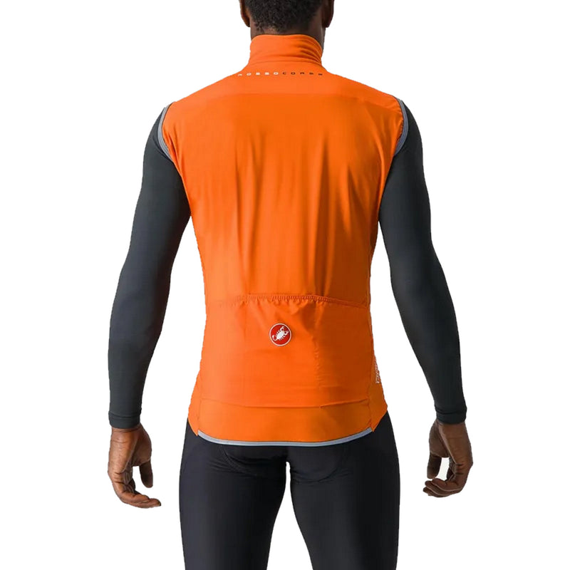 Castelli Men's Perfetto Ros 2 Vest Red/Orange