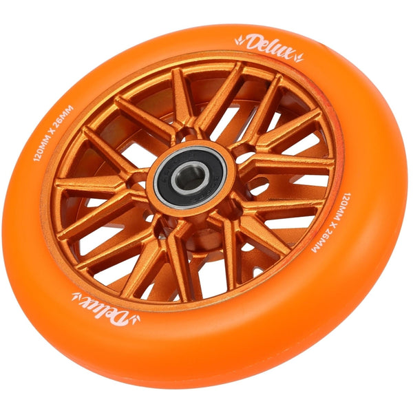 Envy Delux Scooter Wheel 120 x 26mm Orange