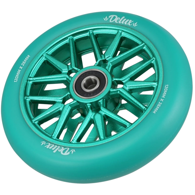 Envy Delux Scooter Wheel 120 x 26mm Teal