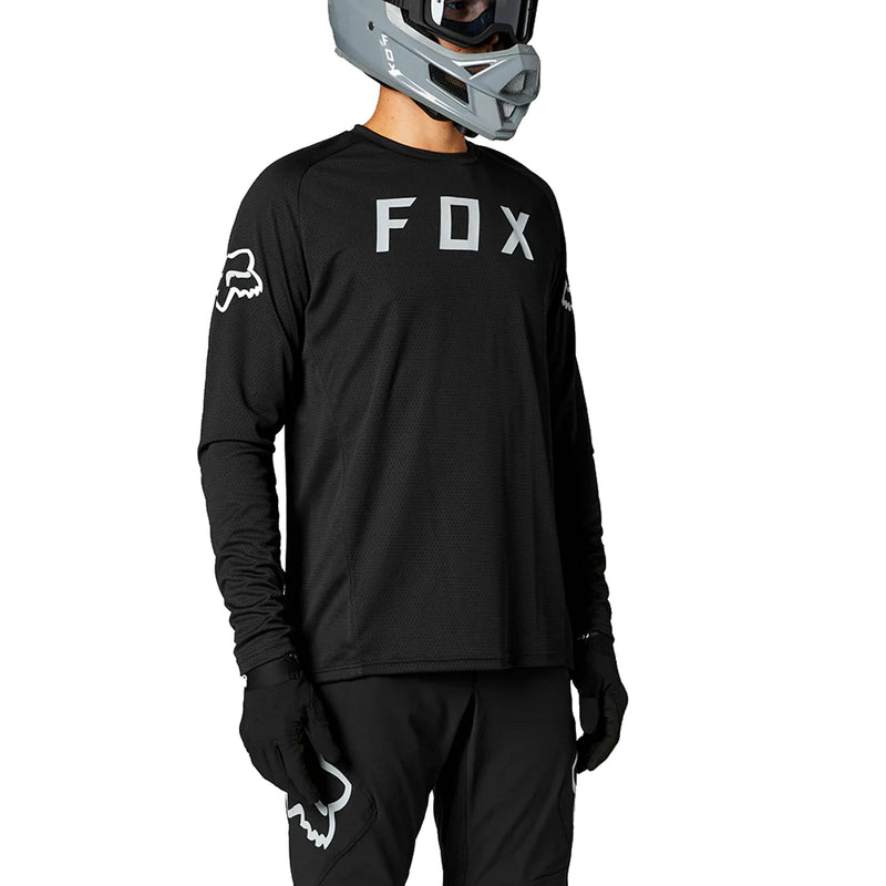 Fox Defend Long Sleeve Jersey Black
