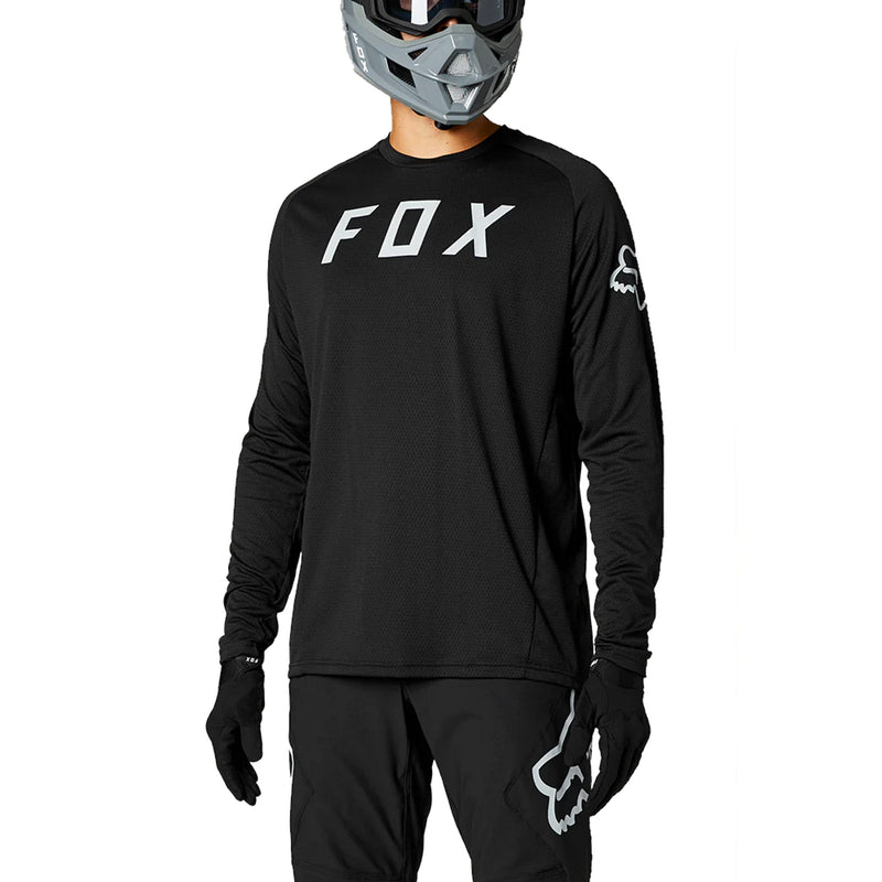 Fox Defend Long Sleeve Jersey Black