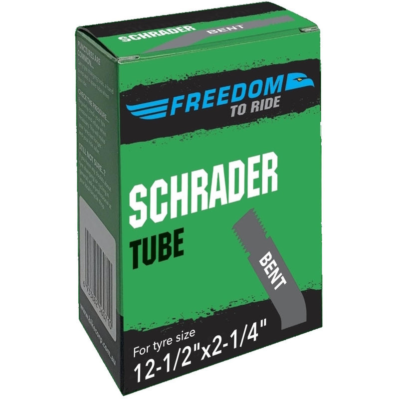 Freedom Schrader Valve Tube 12-1/2x2-1/4" Bent Valve
