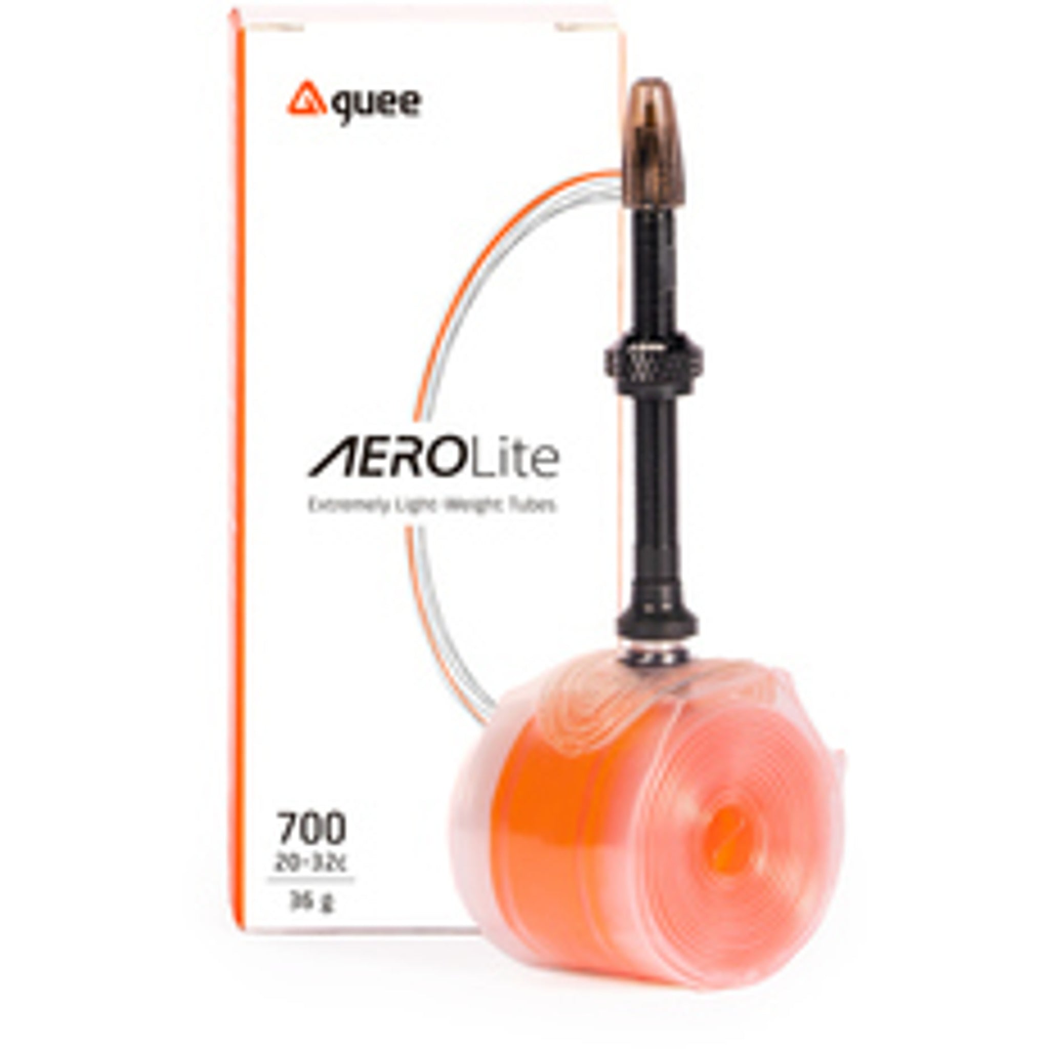 Guee TPU AEROLITE Road　20-32c/60mm 2個セット GUEE AEROLite TPU Presta Valve Tube 700 x 20-32c 60mm – 99bikes.co.nz