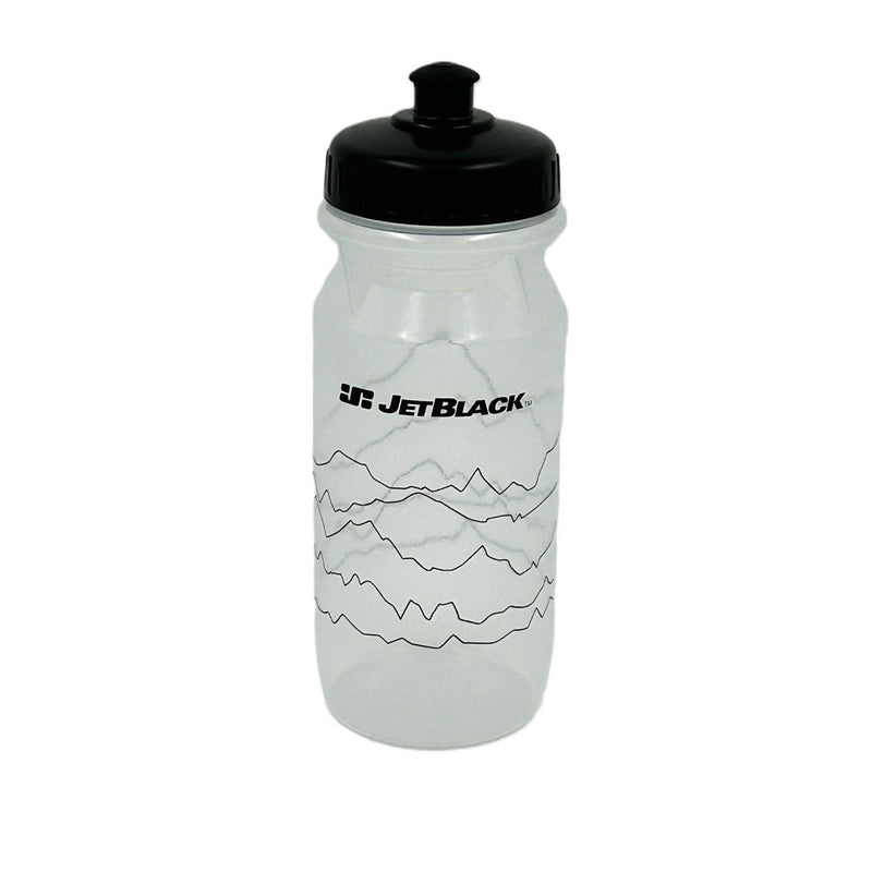 JetBlack Comp Bottle 600ml Clear with Black Lid
