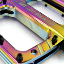 JetBlack Ultralite Low Profile MTB Pedals Oil Slick