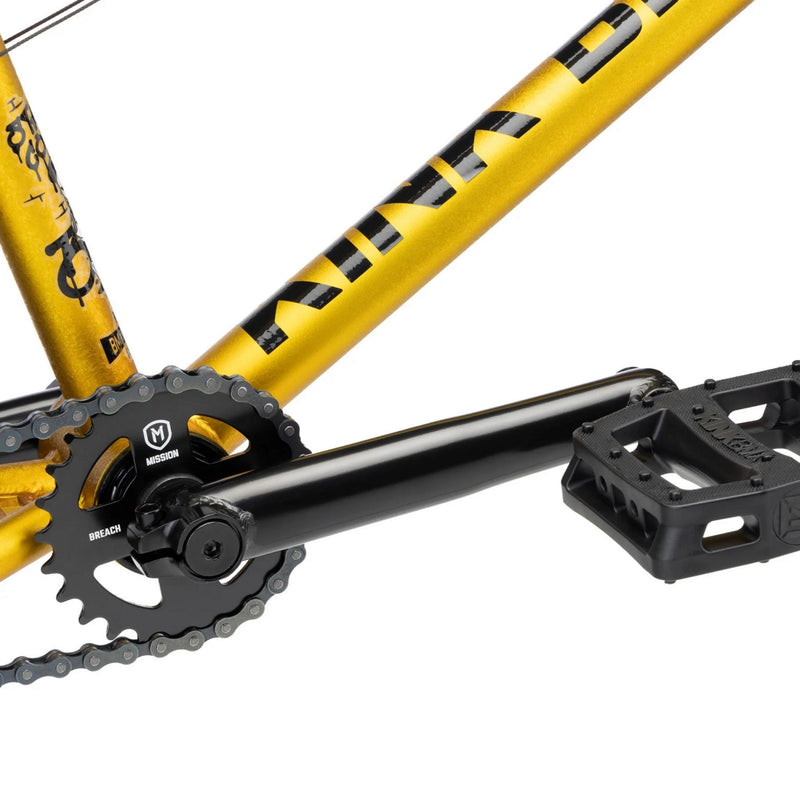 Kink Curb BMX Bike Matte Gold Leaf