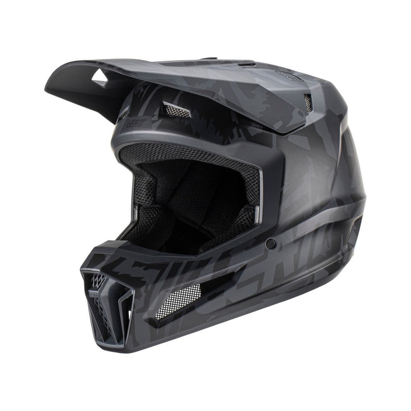 Leatt 3.5 Full Face Helmet with Goggles Stealth