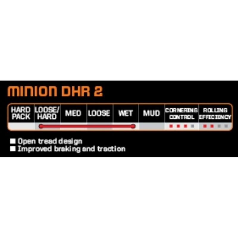 Maxxis Minion DHR II Tyre 27.5 x 2.60" Exo/Tr Foldable