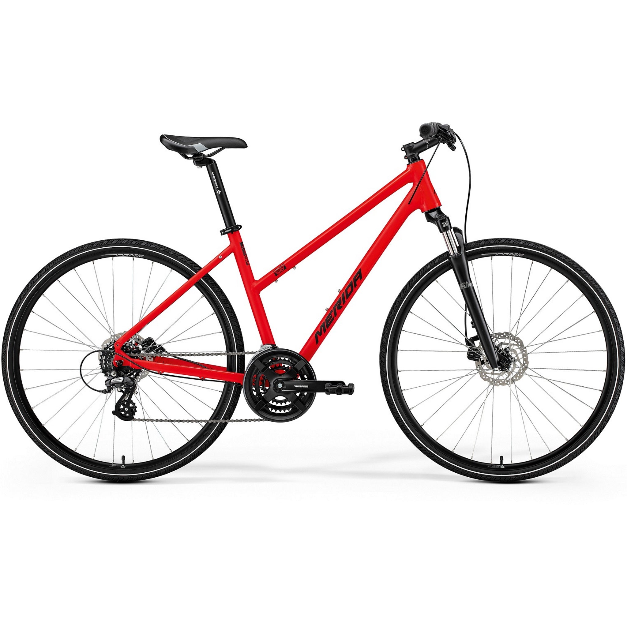 Merida Crossway 10 W Hybrid Bike Matt Race Red –