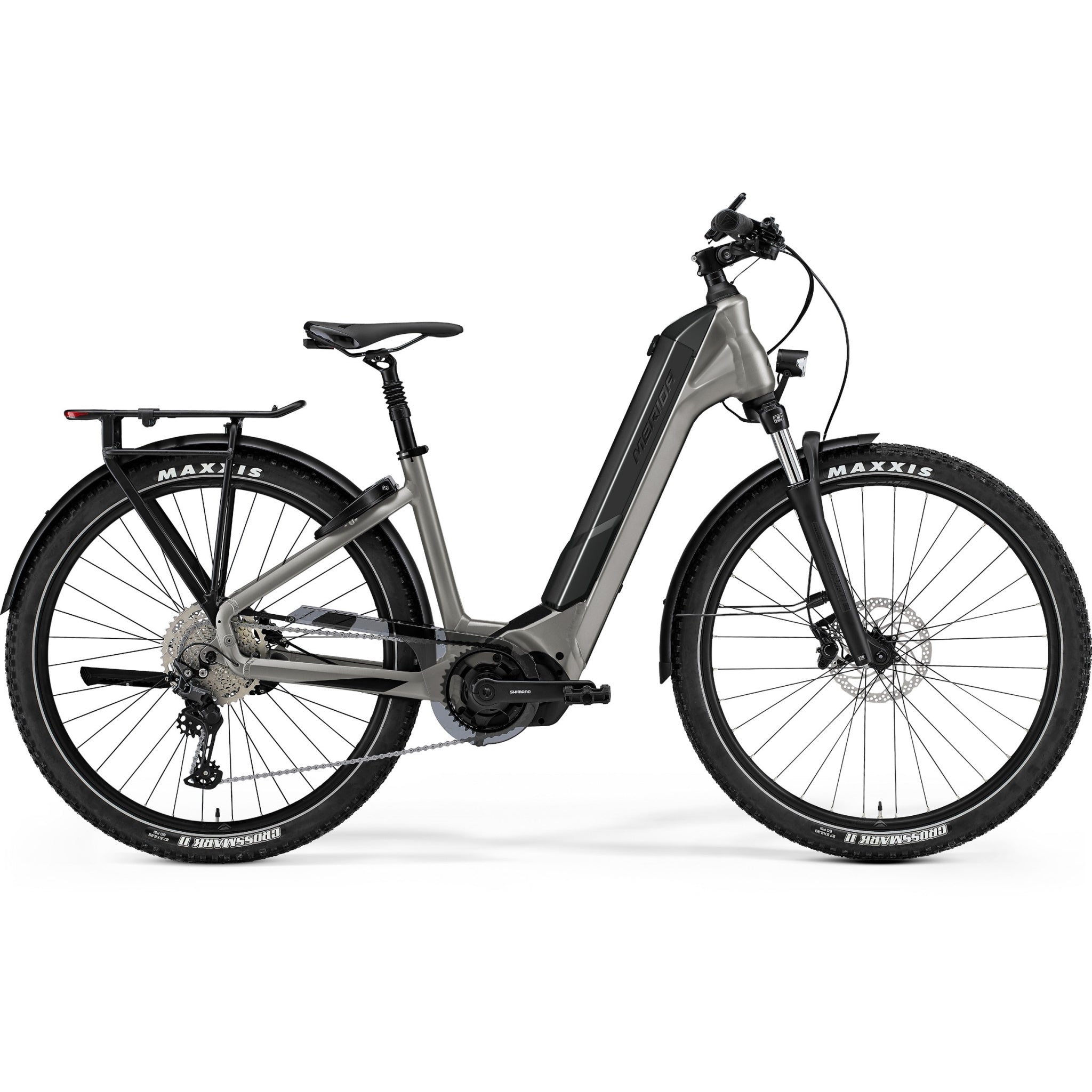 merida e bike trekking / touring Merida Espresso CC 500 EQ Trekking Electric Bike 630Wh Battery Silk Ti – 99bikes.co.nz