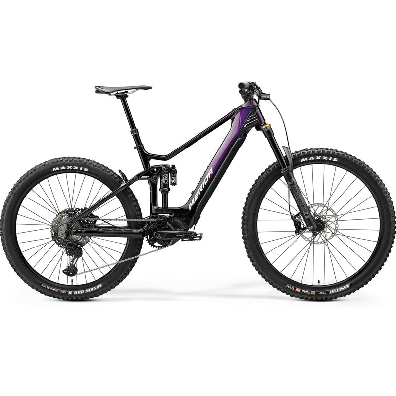 Merida eOne Sixty 8000 Electric Enduro Bike 630Wh Battery (XS/504Wh) Dark Purple/Black