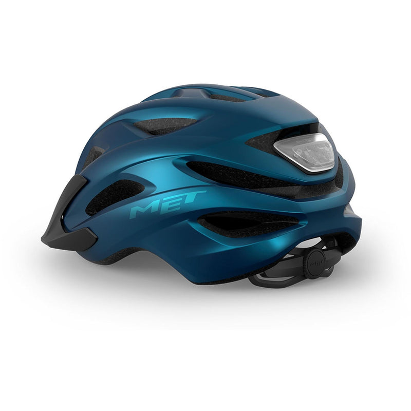 Met Crossover Helmet Blue 52-59cm Metallic