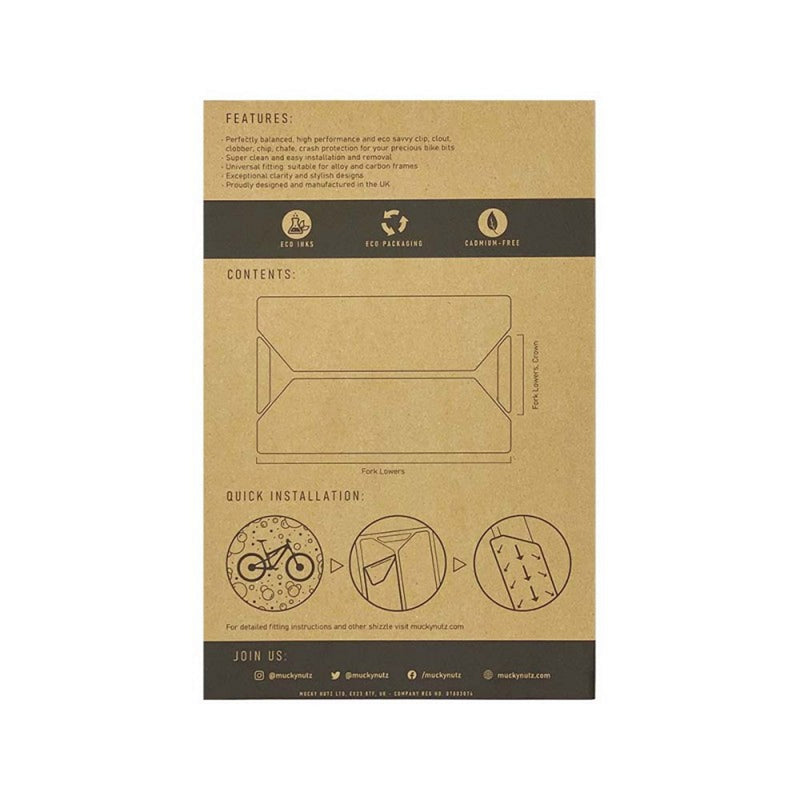 Mucky Nutz Fork Skinz Clear Gloss Finish