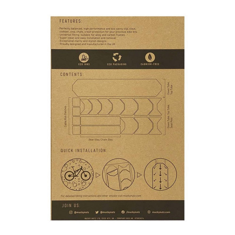 Mucky Nutz Frame Skinz Clear Gloss Finish