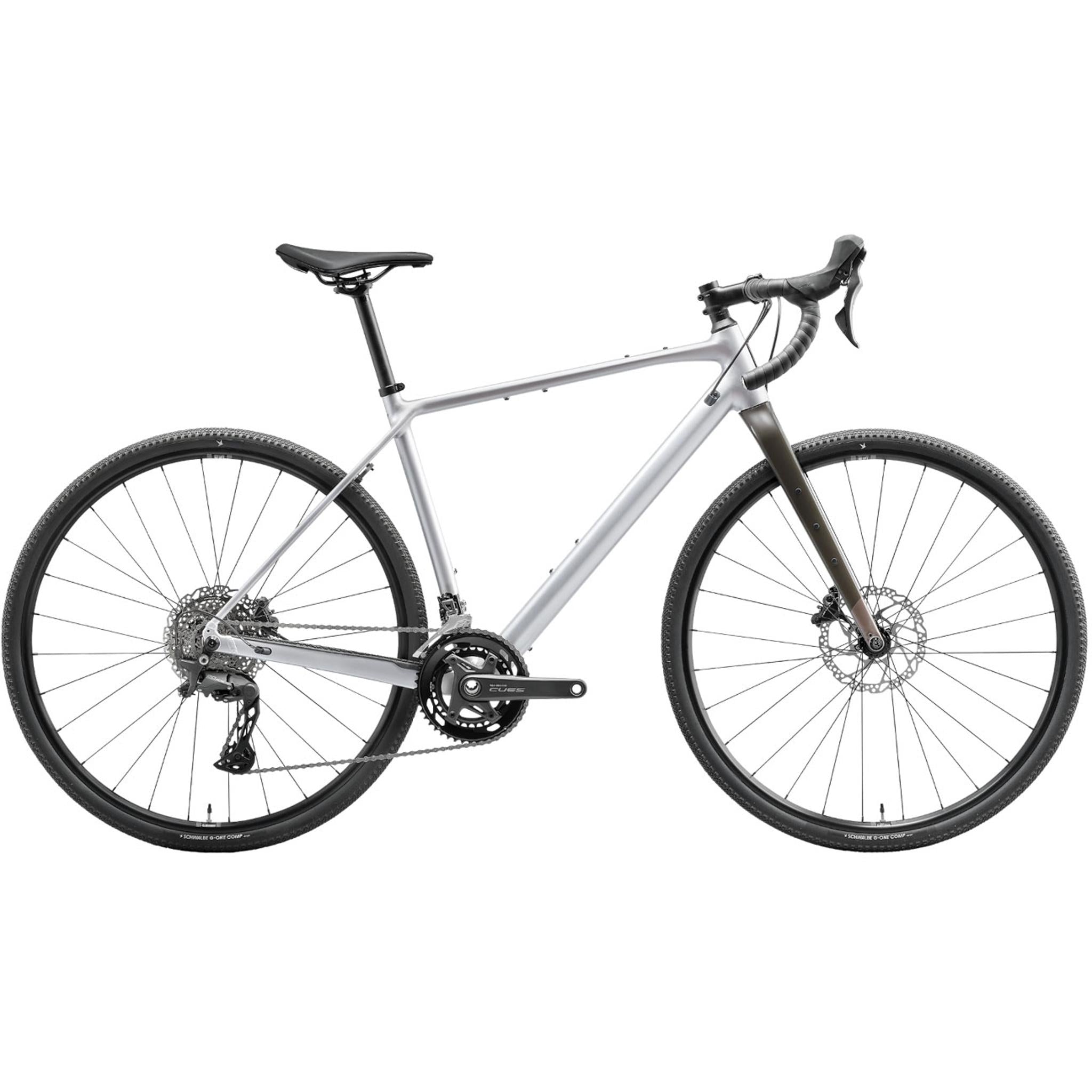 silver gravel bike Norco Search A Cues Gravel Bike Silver – 99bikes.co.nz