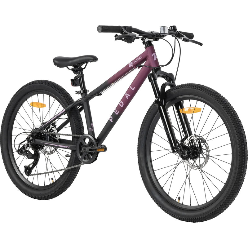 Pedal Jackal 24" Kids Bike Berry/Black Fade
