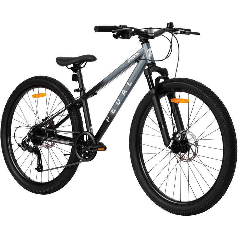 Pedal Renegade 26inch Kids Mountain Bike Metal Grey Fade