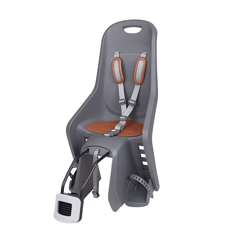 Polisport Bubbly Maxi Plus FF Child Seat Rear Frame Mount Charcoal/Brown