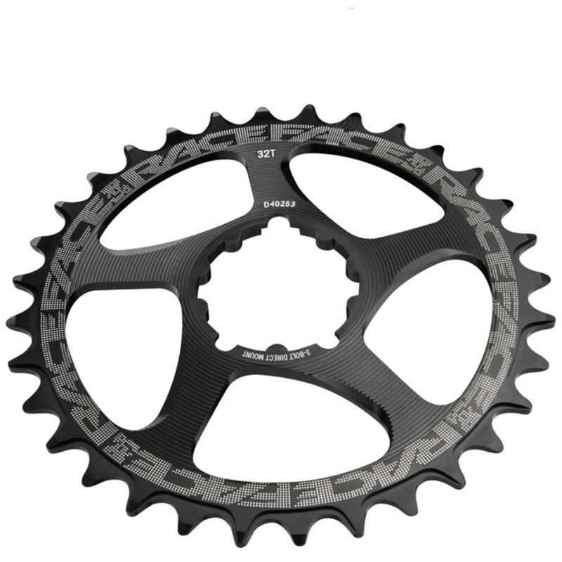 Race Face Chainring 3 Bolt Dm 34T Black (Compatible With Sram Cranks)