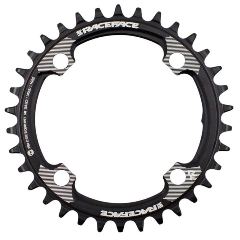 Race Face Chainring Nw 104X34T Shimano 12 Speed Black