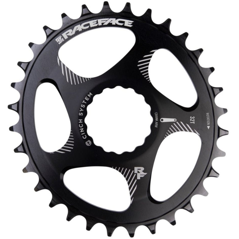 Race Face Chainring Oval Cinch DM 34T Black
