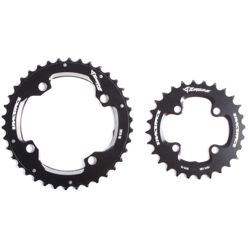 Race Face Chainring Set 10/11Spd 28/38 104Bcd Turbine Black