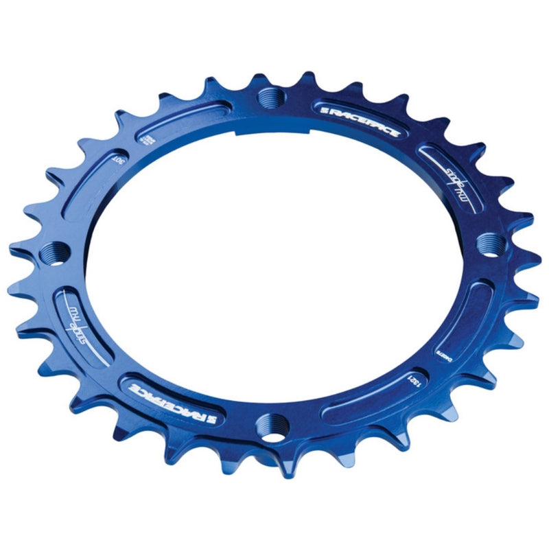 Race Face Single Chainring Narrow Wide 104x32T Blue
