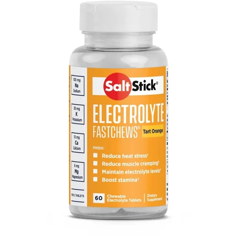 Saltstick Electrolyte FastChews Tart Orange (Bottle of 60)