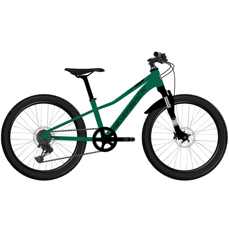 Silverback Spyke D 24” Kids Mountain Bike Emerald Green
