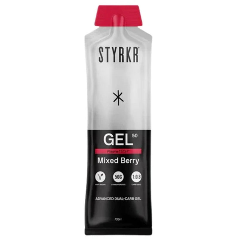 Styrkr GEL50 Dual-Carb Energy Gel 72g Mixed Berry