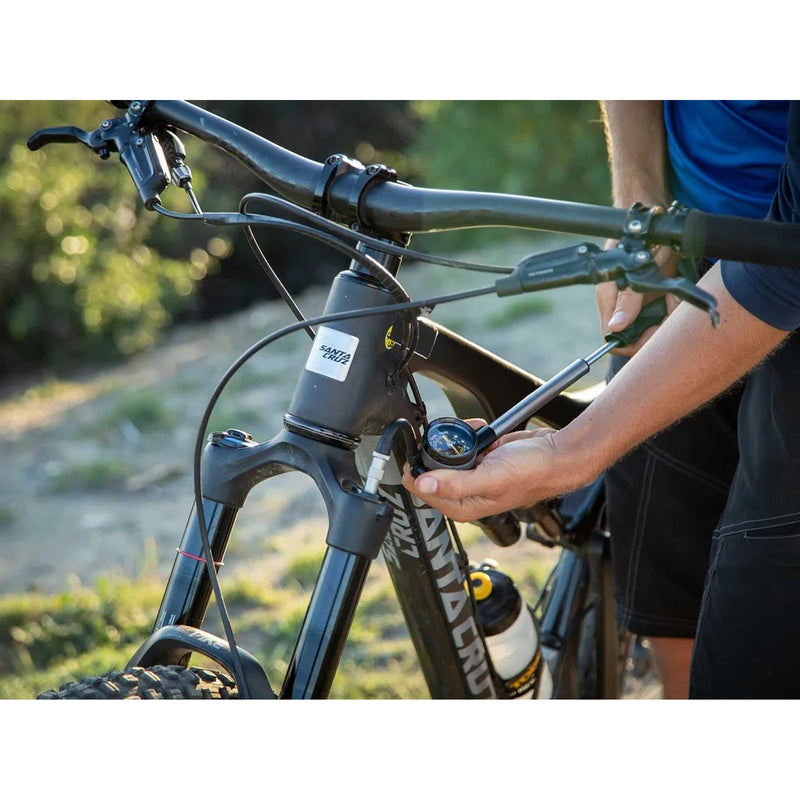 Topeak Pocketshock DXG Shock Pump with Dial Gauge