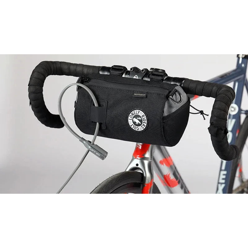 ULAC Neo Porter Coursier Handlebar Bag 2.7L with Carabiner Black/Grey