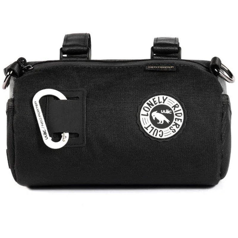 ULAC Neo Porter Coursier Handlebar Bag 2.7L with Carabiner Black/Grey
