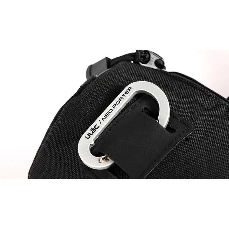 ULAC Neo Porter Coursier Handlebar Bag 2.7L with Carabiner Black/Grey