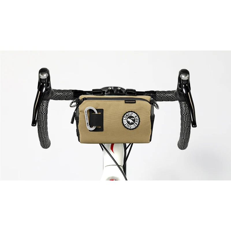 ULAC Neo Porter Coursier Handlebar Bag 2.7L with Carabiner Latte