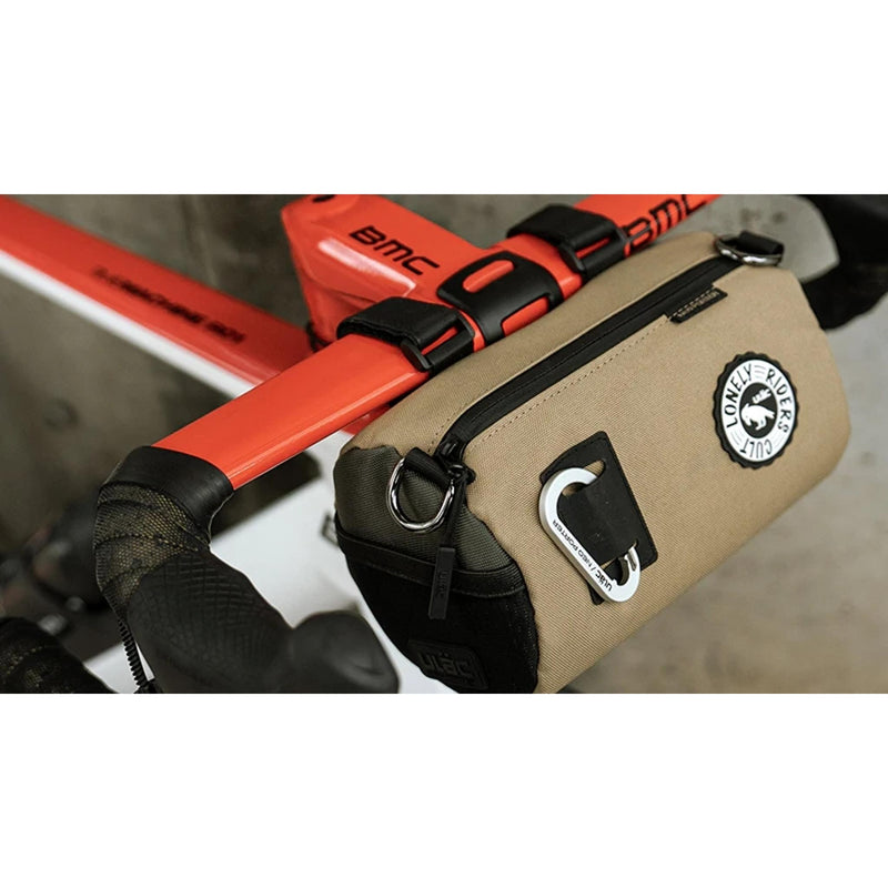 ULAC Neo Porter Coursier Handlebar Bag 2.7L with Carabiner Latte
