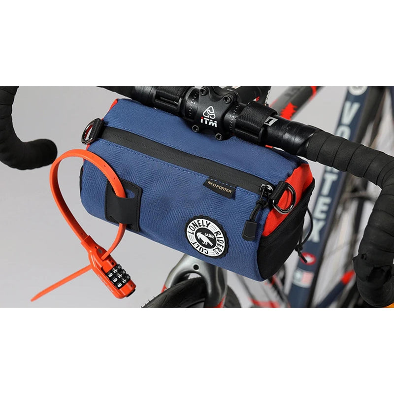 ULAC Neo Porter Coursier Handlebar Bag 2.7L with Carabiner Navy