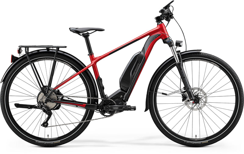Merida eBig Nine 300 SE EQ Electric Mountain Bike Silk Red/Black (2020)