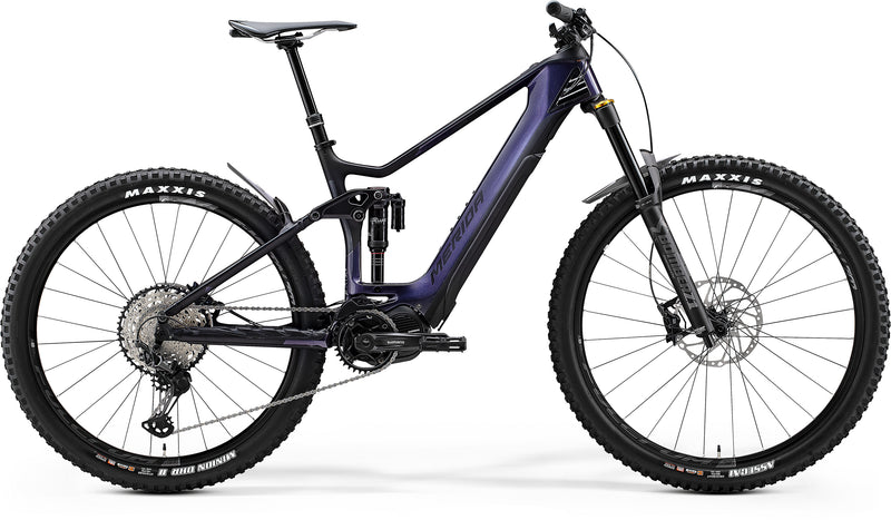 Merida eOne Sixty 8000 Electric Mountain Bike Gloss Purple/Matt Black (2020)