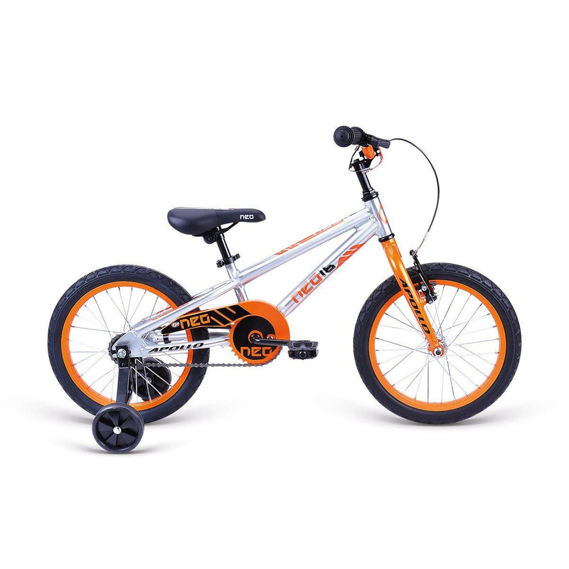 Apollo Neo 16" Kids Bike Alloy/Orange/Black