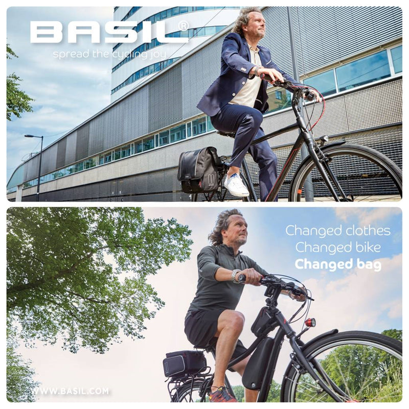 Basil Sport Design Frame Bag, 1L, Graphite