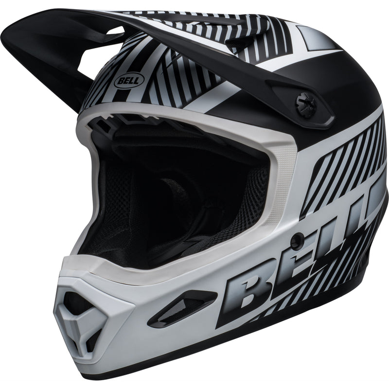 Bell Helmet Transfer Matte Black/White