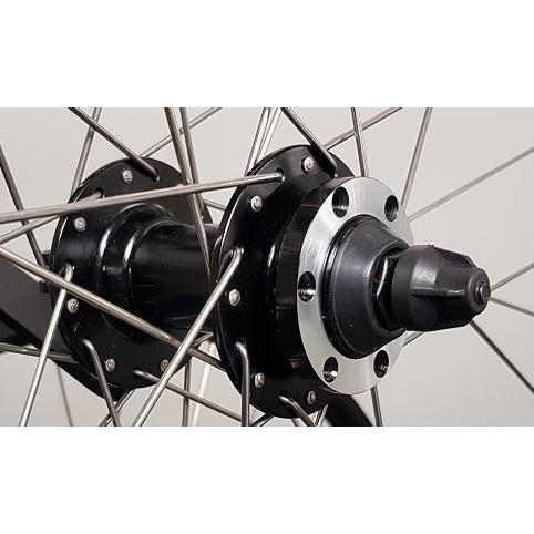 Bi Wheel 27 FR Disc6/V-Brk Qr Black