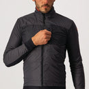 Castelli Jacket Unlimited Puffy Dark Gray/Black-Brilliant Orange